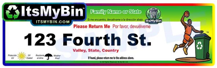 Basketball Sport Address Labels