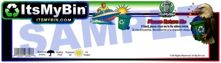 Boat Labels Blank USA