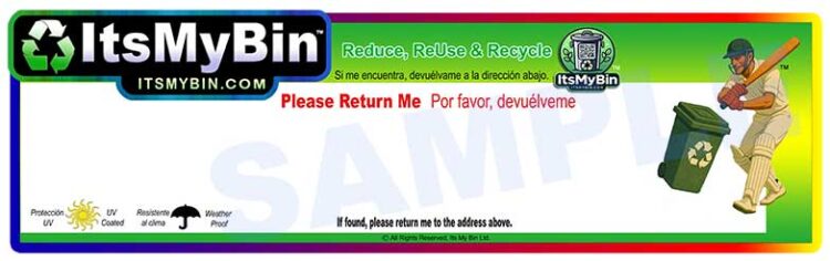 Sport Cricket Labels Blank