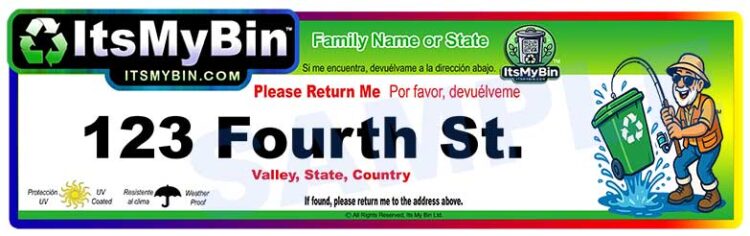 Fishing Sport Address Label
