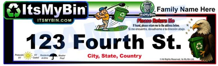 Sport Golf Address Labels