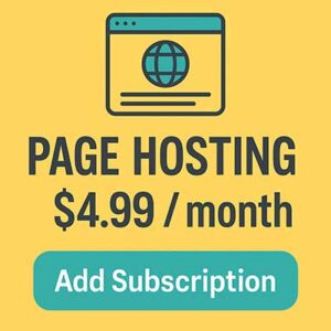 Partner Page Hosting