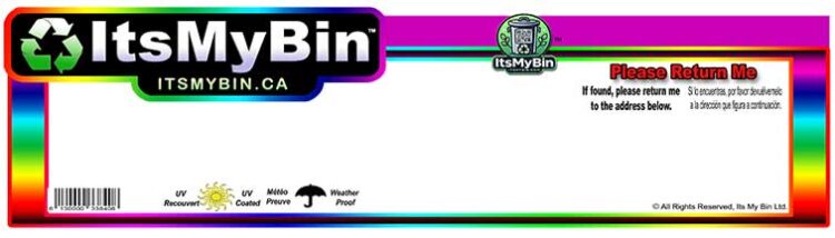 Rainbow Labels Blank