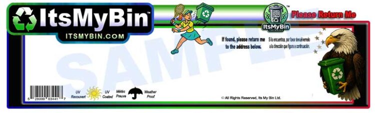 Tennis Sport Labels Blank USA