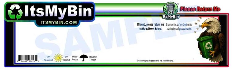 USA Label Blank