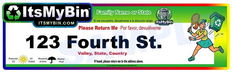 Tennis Sport Address Labels