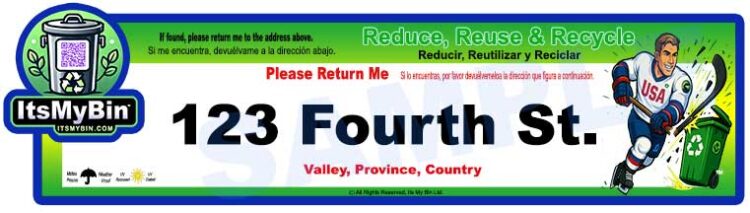 Hockey Sport Address Labels