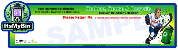 Hockey Sport Labels Blank