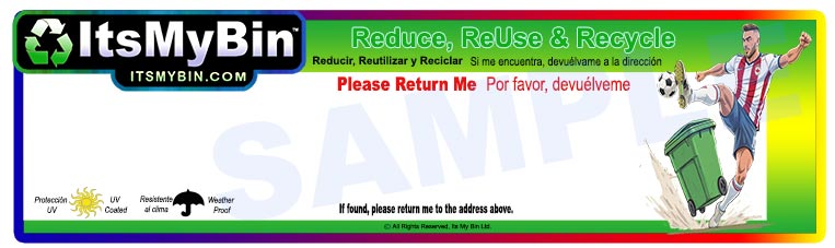 Soccer Sport Label Blank